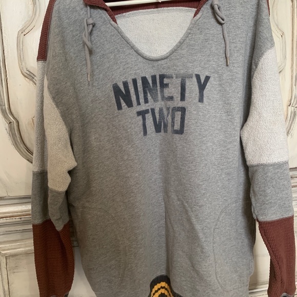 Free People Oversized Hoodie Small - Picture 3 of 6